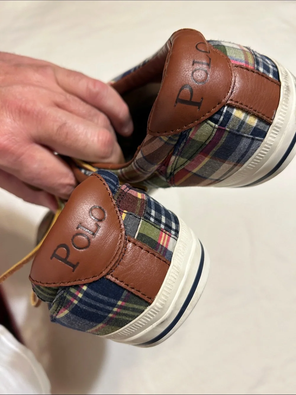 Polo Ralph Lauren plaid canvas